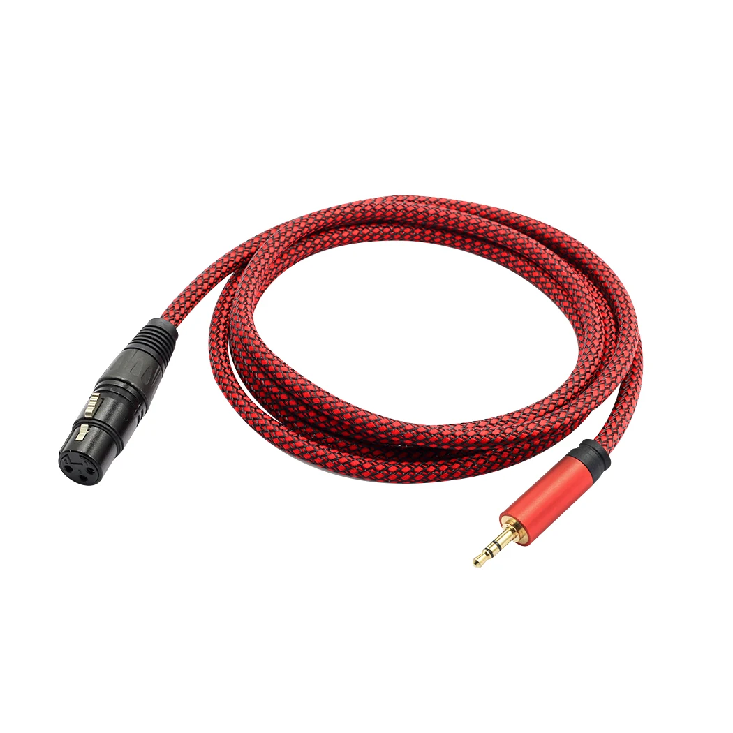 JORINDO 1M/3.2FT  3.5MM male to XLR Audio cable,XLR 3-hole female to 3.5mm Plug Stereo Shielded Cable