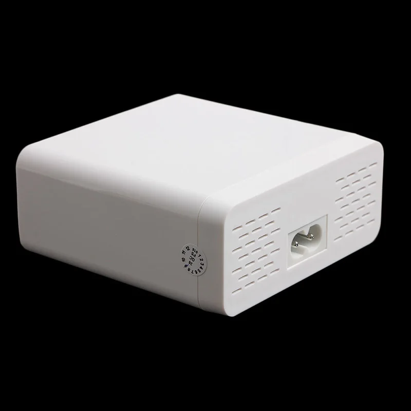 EU/US/UK 플러그 6A 6 USB 포트 고속 충전기 허브 벽 충전 어댑터 (LCD 화면 포함)