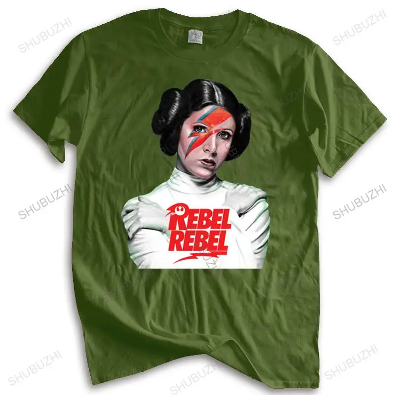 Cotton Tshirt Men Crew Neck Tops mens hip hop tshirt tees Princess Leia Rebel T-Shirt Unisex Teeshirt Euro Size