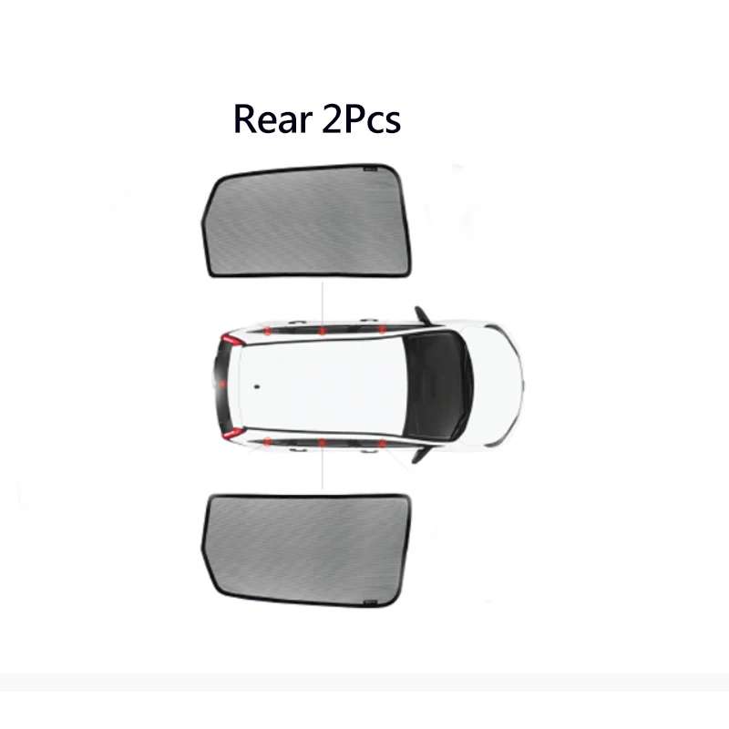 Variant: 2 Rear Sunshades