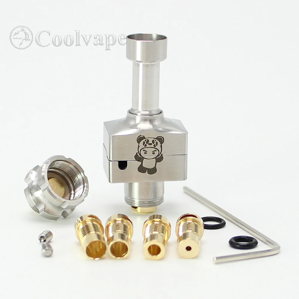 

2cps SXK Billet Wick'd Bridg'd V2 Style RBA Bridge for Boro Devices / Billet / BB Mod Kit 1.0mm 2.5mm 3.0mm 3.5mm 4.0mm Airflow