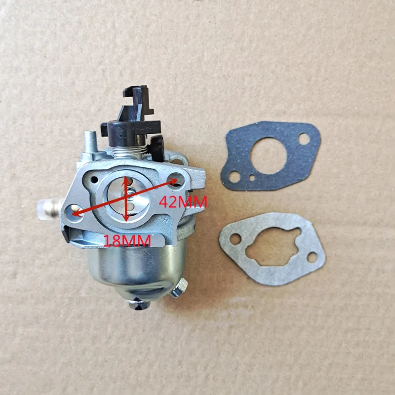 Imagem -02 - Carburador sem Choke 18 mm para 1p65 1p65f 1p65fa 1p64f Motor Cortador de Grama Carburador