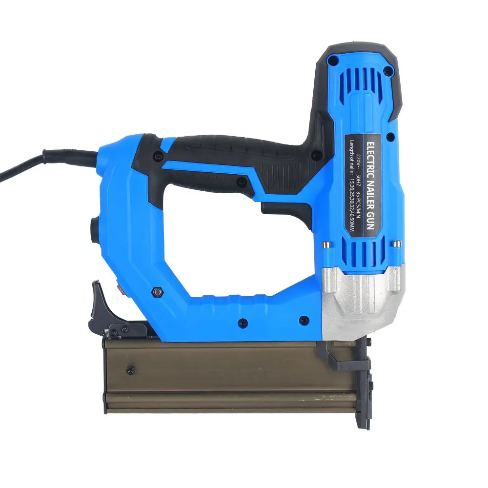 Raizi Electric Nailer Gun for Woodworking F50 Framing Household Decoration 220v Power Tool 3800wNailer Furniture Staples