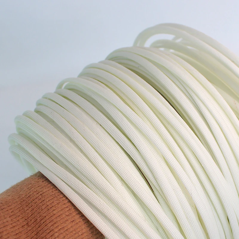 1M 1-25mm diametro 600 gradi guaina per cavi ad alta temperatura guaina in fibra di vetro intrecciata morbida fibra chimica guaina isolante