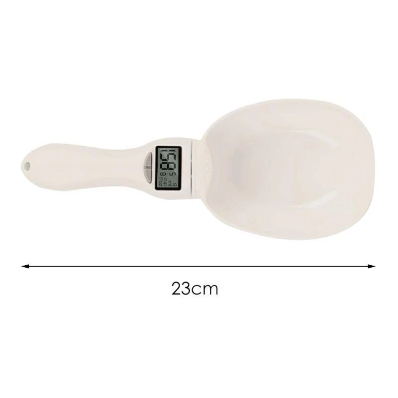 Pet Food Measuring Scoop Scale Cup Dog Cat Feeding Kitchen Portable Spoon