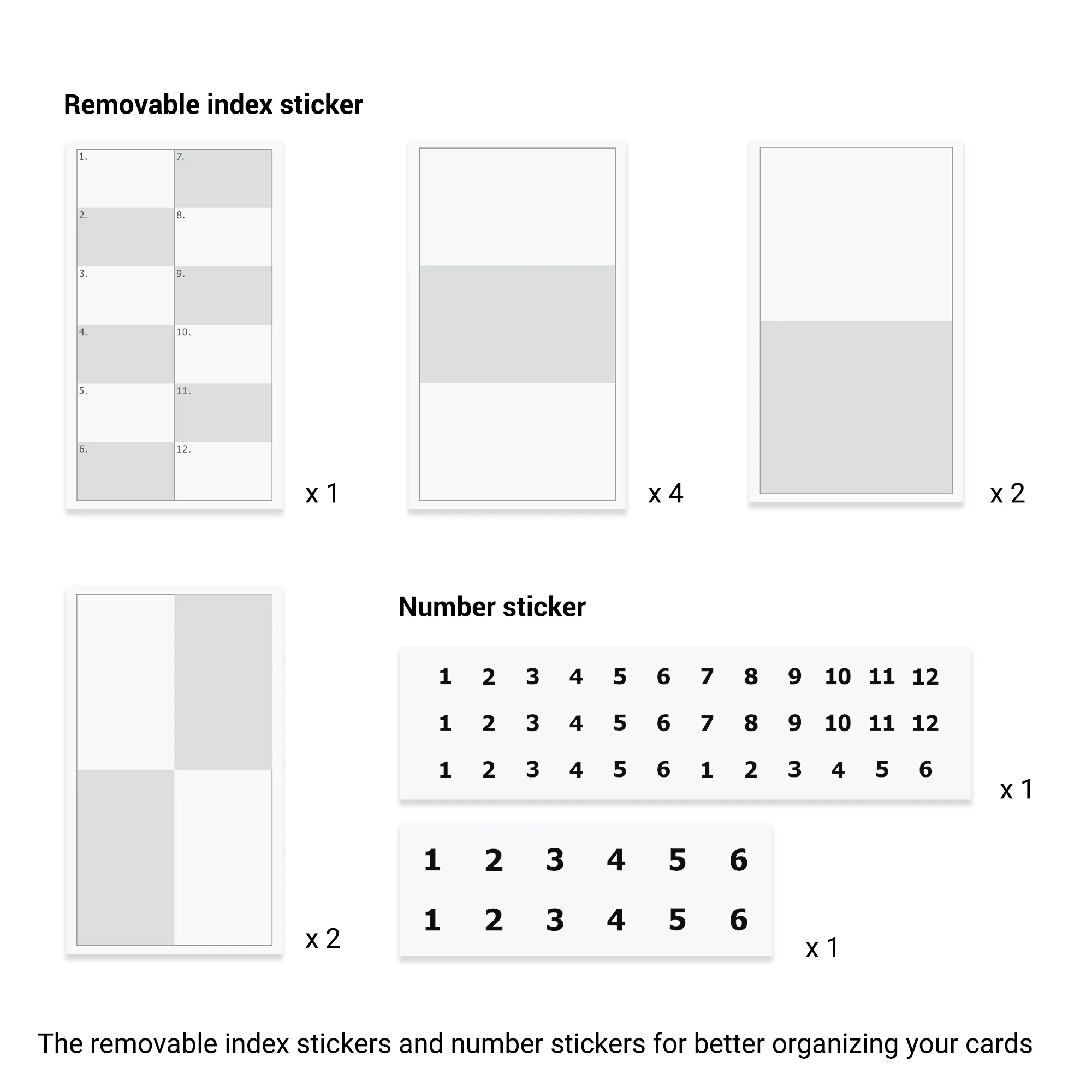 حافظة بطاقات الذاكرة منظم حامل المحفظة لـ SD SDXC SDHC / CF / XQD / CFexpress Type-A / Micro SD TF + 5 داخلية قابلة للتبديل #5