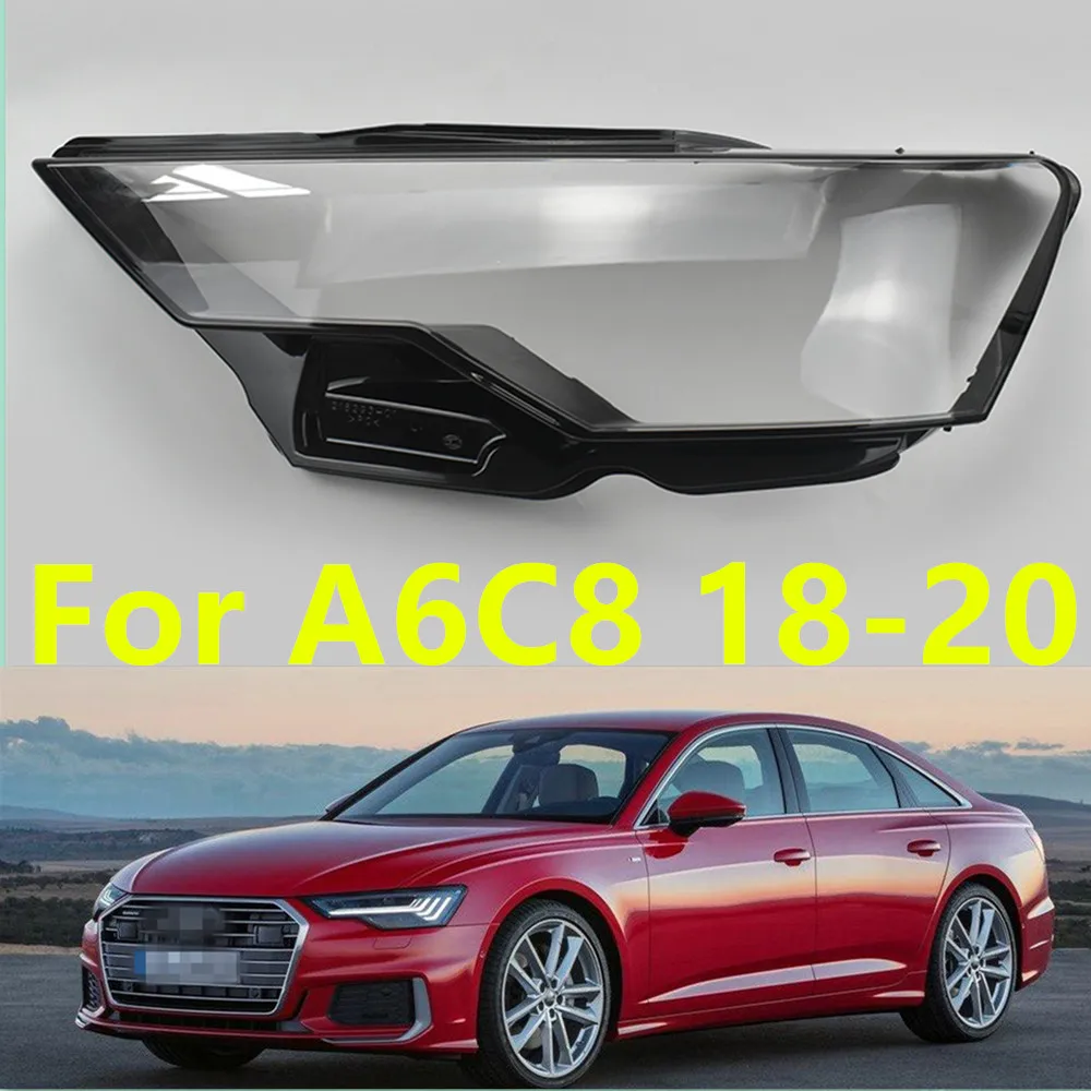 

Headlight Headlamp Clear Auto-Shell-Cover For Audi A6C8 Headlight Transparent Glass Lens Cover 2018 2019 2020 Replacement DIY