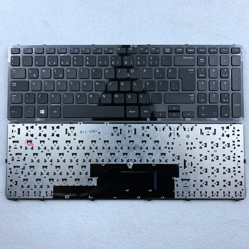 

Turkish Laptop Keyboard With Black Frame For Samsung 350E5C NP350E5C 355E5C 365E5C NP364E5CC