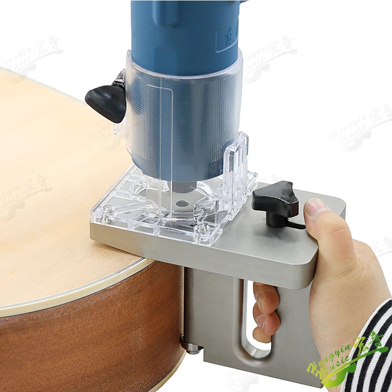 Guitar hand-held trimming machine base bearing version flanging groove bag edge groove accessories carpentry guitar DIY