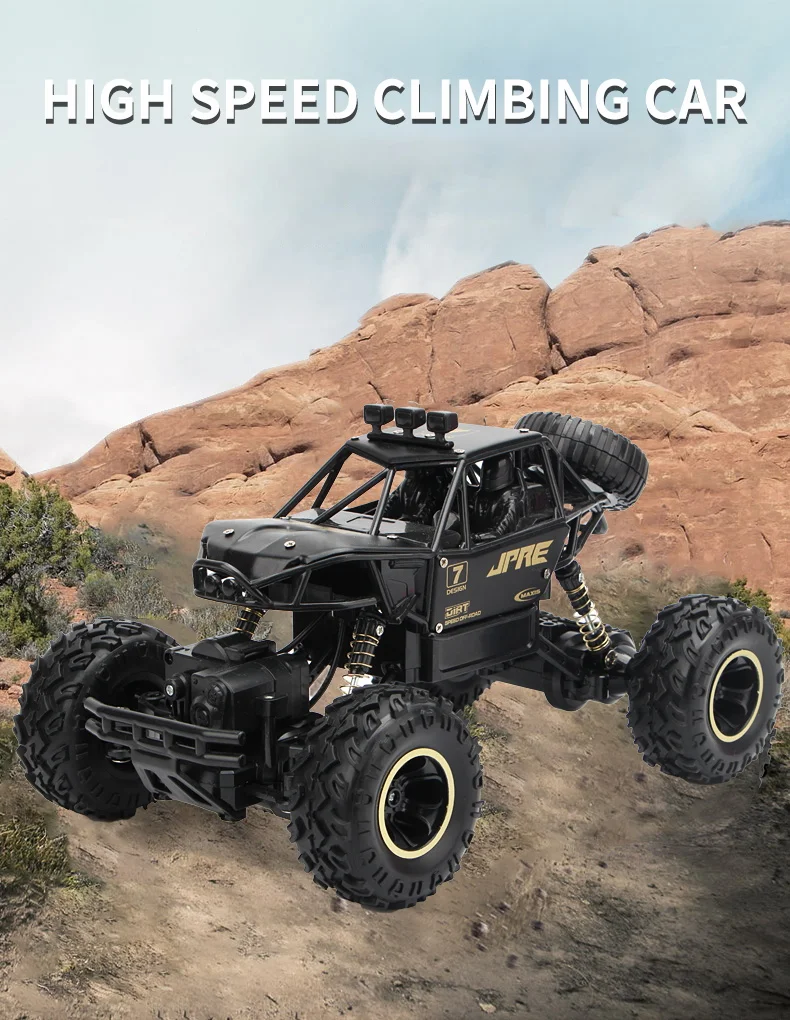 1:16 4WD RC Car Rock Crawlers Drive Car 2.4G Radio Control RC Cars Toys Buggy High speed Trucks Off-Road Trucks Toys for Kid