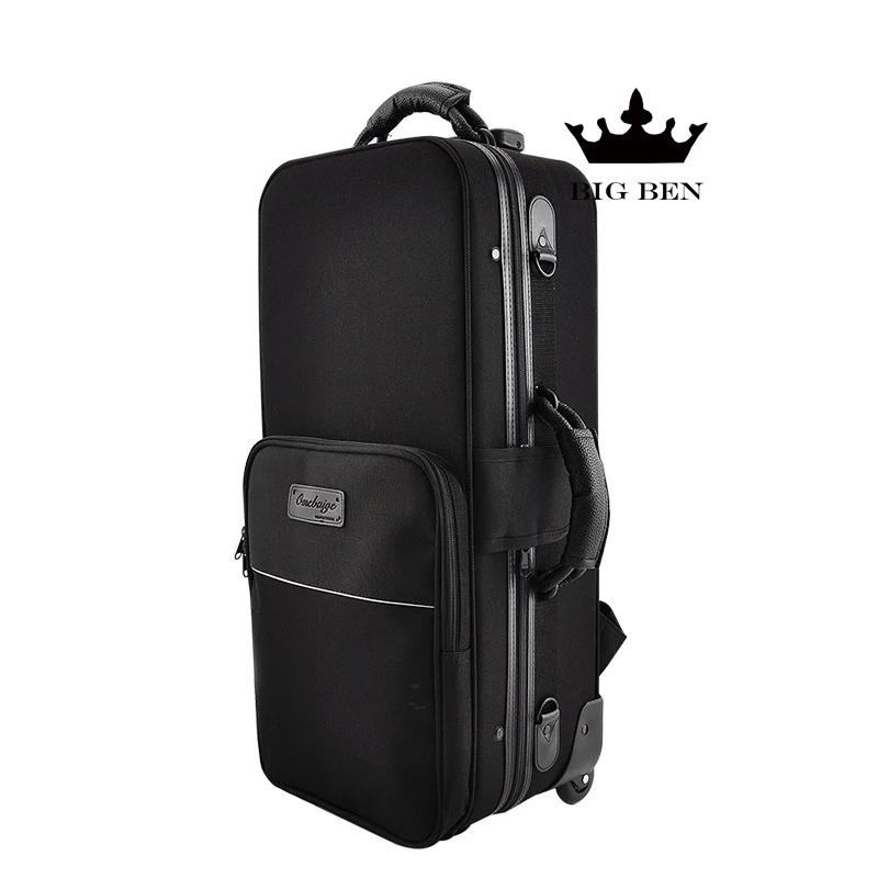 Alto Saxophone Case Tenor Saxophone Bag With Skate Wheels Trolley Bb Saxophone Box Eb Alto Sax Bags Saxophone Backpack Hard Case