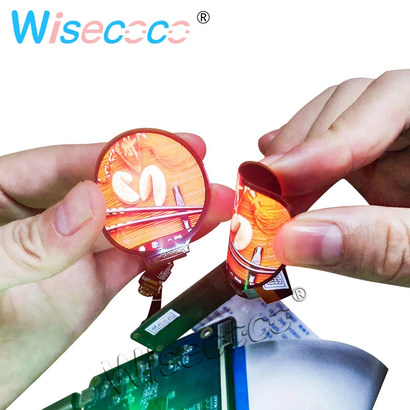 

1.39 Inch 400*400 Flexible Oled Display Round Circle Amoled Screen to Mipi Driver Board Soft Bendable for Watch