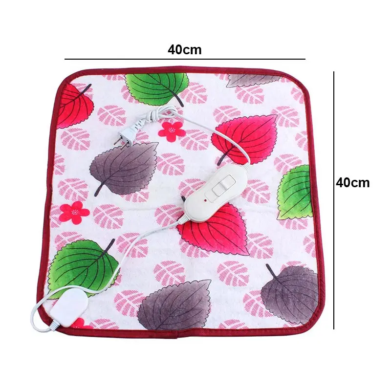 New 40*40cm 20W Dog Cat Electric Heat Pad Temperature Adjustable Pet Bed Blanket Puppy Kitten Bunny Heater Mat Electric Blankets