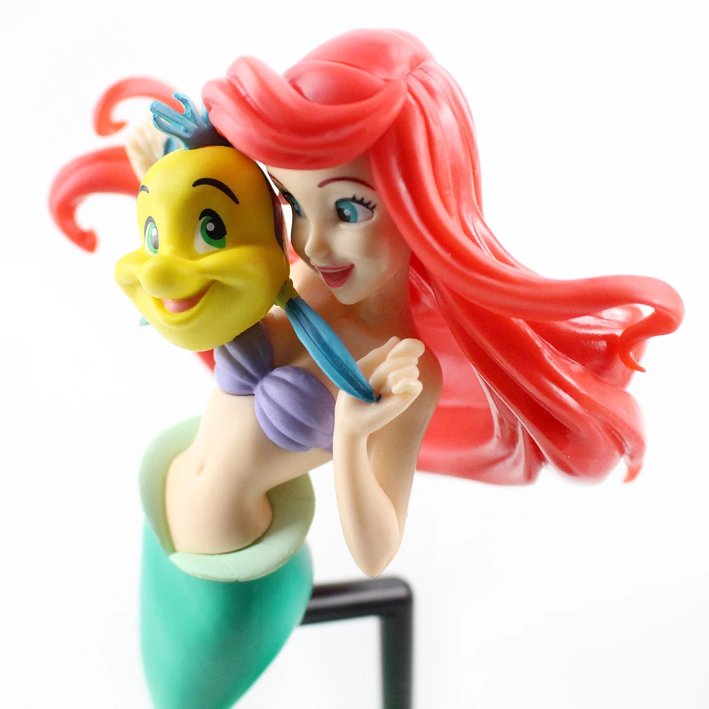 5 style Cartoon Q Posket Mermaid Princess Little Mermaid Super Premium Figure PVC Model Collecting toys Toy girls gift