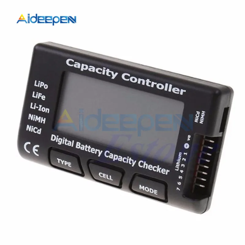 RC CellMeter-7 Digital Battery Capacity Checker For LiPo LiFe Li-ion Nicd NiMH Battery Voltage Tester Checking Cell Meter