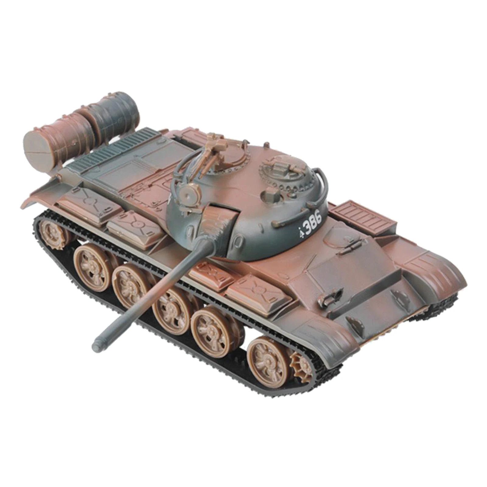 Diecast 1:43 T55 Tank Model Building Kit 3D Puzzles Battle Tank Model Kit DIY Table Decoration