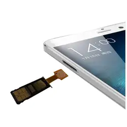 Hybrid Double Dual SIM Card Micro SD Adapter for Android Phone Extender Nano to NAMO For Huawei Hornor MI Samsung etc.