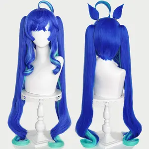 Musume لطيف ديربي كورين تشان / ساتونو دايموند / أوغوري كاب تأثيري شعر مستعار اصطناعي مقاوم للحرارة حزب باروكات الشعر مع الأذن أعلى 6 بيع زي تأثيري Musume Pretty Derby - No4