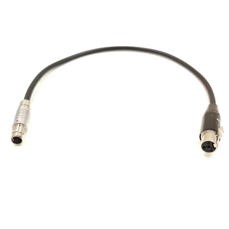 ARRI Alexa RS 3pin 12V zu mini xlr 4 pin weibliche für Tvlogic 055 056 058 Monitor power kabel – Detail 4