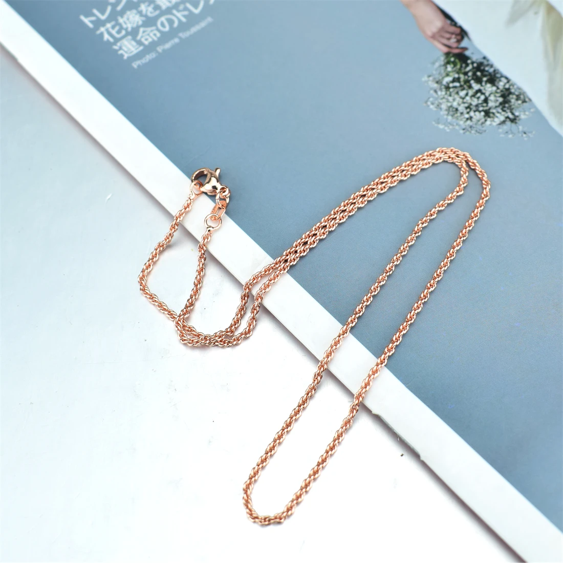 Used for DIY jewelry making accessories lobster clasp snake copper chain metal bulk chain necklace bulk handmade jewelry making