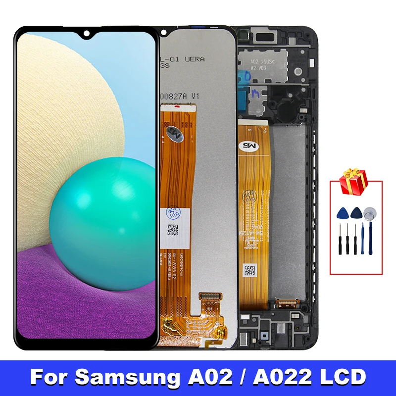 6.5\'\' IPS For Samsung Galaxy A02 SM-A022 LCD Display Touch Screen Digitizer For Galaxy A022F/DS A022M A022M/DS Replacement Parts