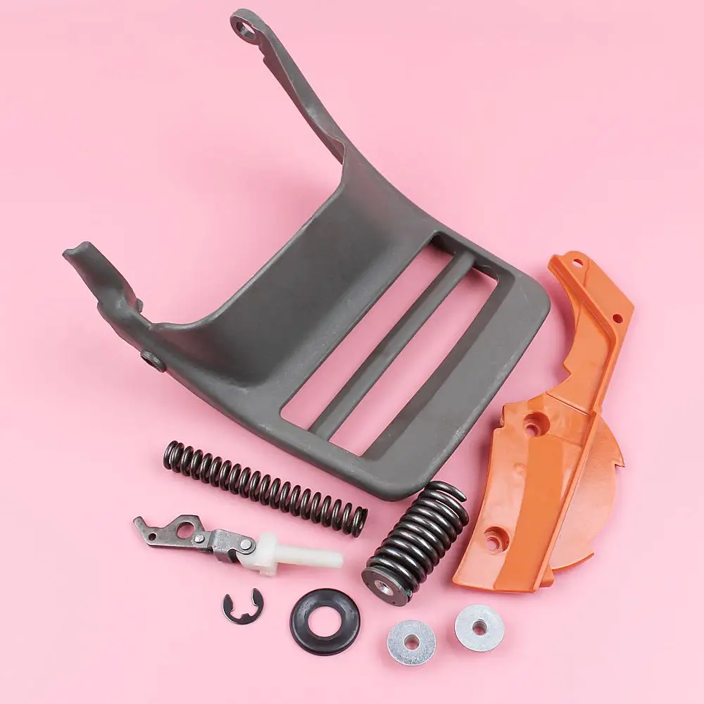 Chain Brake Handle Cover Sleeve Knee Joint Kit For Husqvarna 362 365 371 372 372XP Chainsaw 503 76 49-03 w Mount Screws