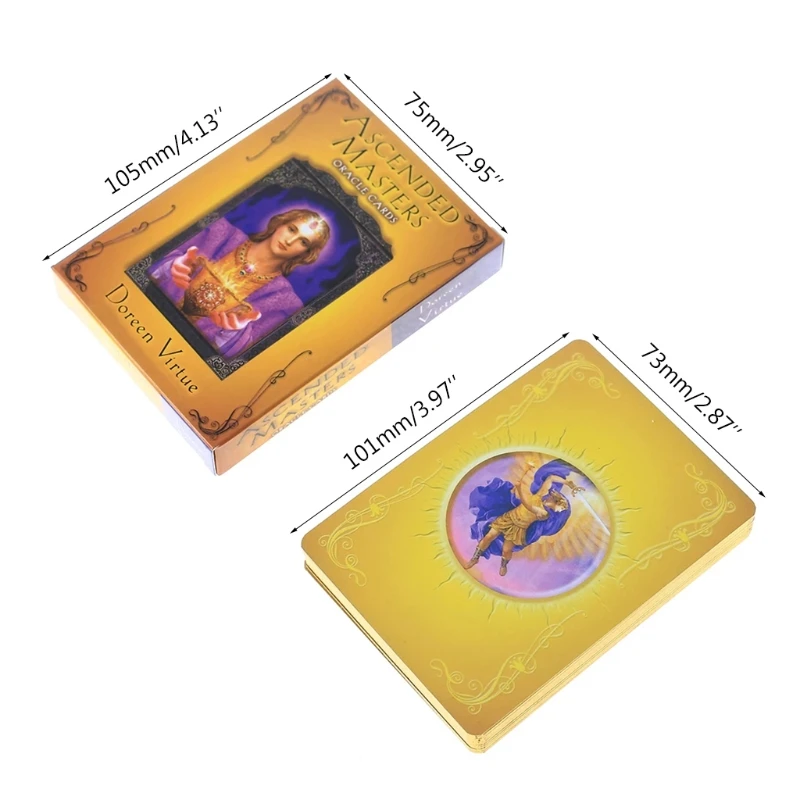 2023 New Ascended Masters Oracle Cards English Version 44-Card Deck Tarots Board Game