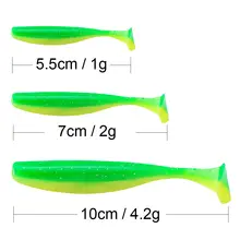 Soft Silicone Fishing Baits 10pcs #6