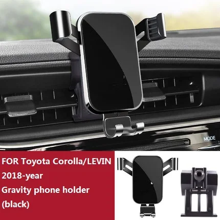 Car phone holder FOR Toyota Corolla Levin 2013-2021 year gravity GPS holder dedicated vent outlet navigation bracket