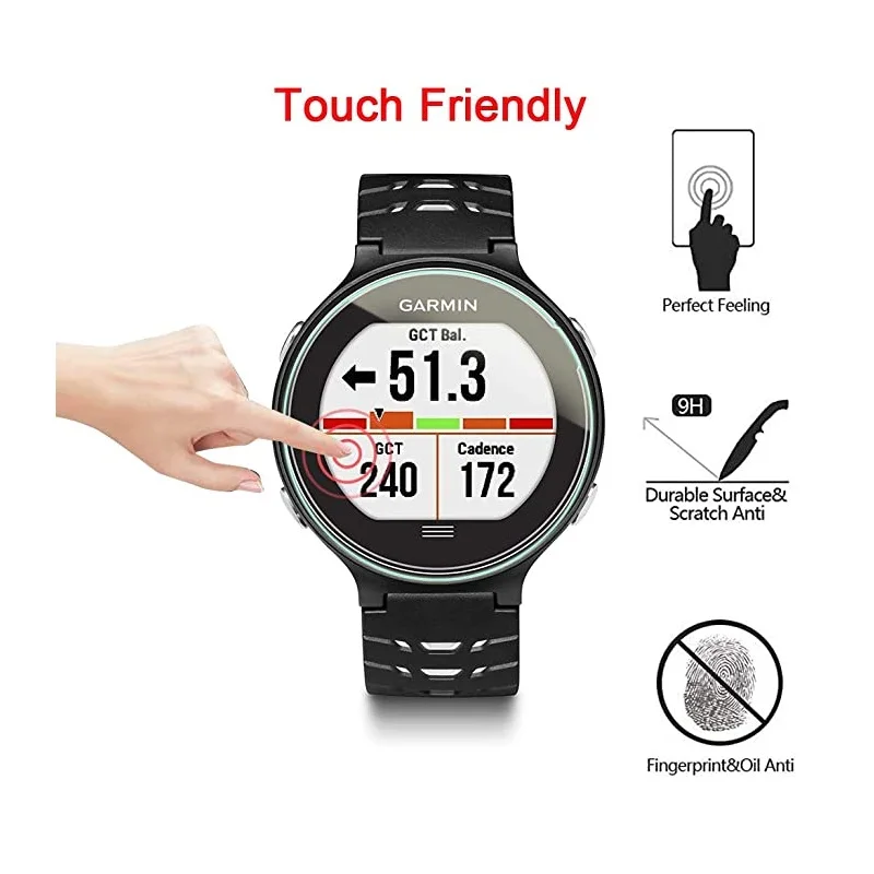 3PCS Smart Uhr Screen Protector für Garmin Forerunner 235 230 225 220 620 630 645 Gehärtetem Glas Schutz Film