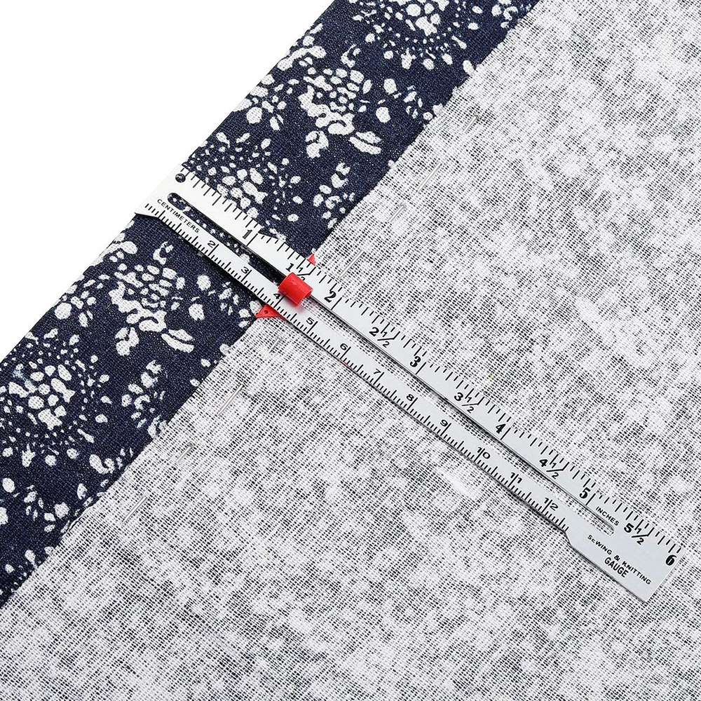 3PCS Calibro per cucire Strumento di misurazione Calibro scorrevole in metallo Tessuto Quilting Righello Calibro di misurazione della cucitura