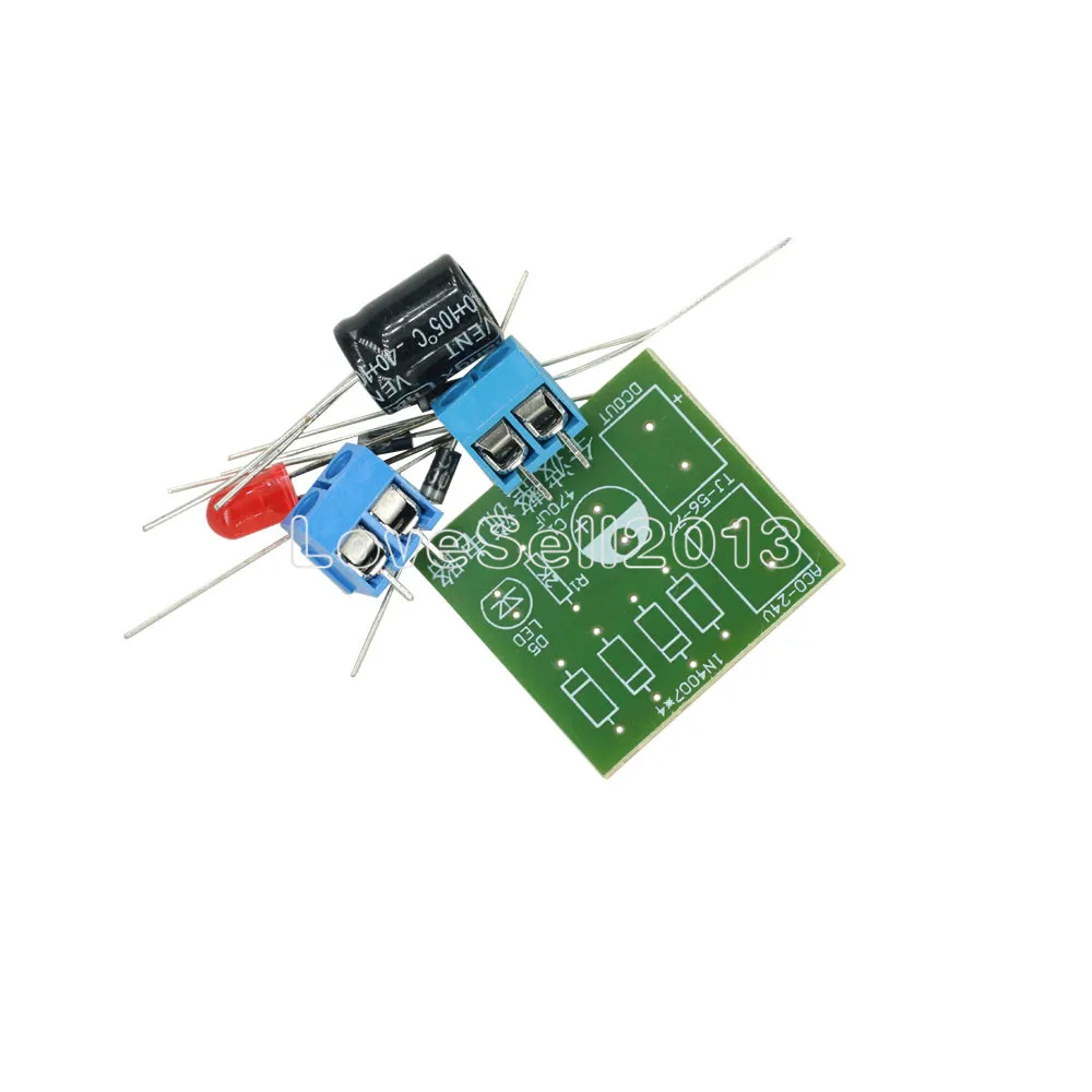 1N4007 Diy Kit IN4007 Bridge Rectifier AC DC Converter Full Wave Rectifier PCB Board KIT Parts Electronic Suite