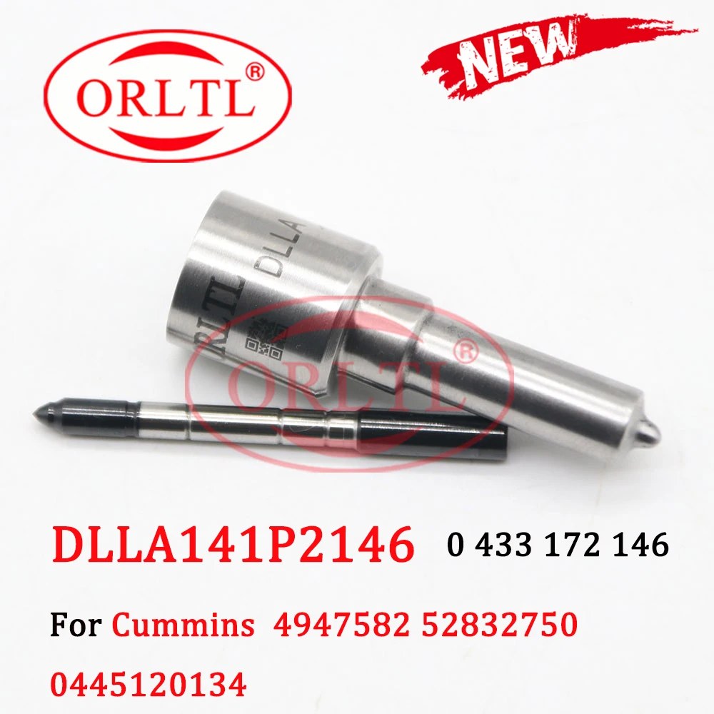 0 445 120 134 Nozzle DLLA141P2146, 0 433 172 146 Diesel Injector DLLA141 P2146 for Cummins 4947582 5283275 0445120134