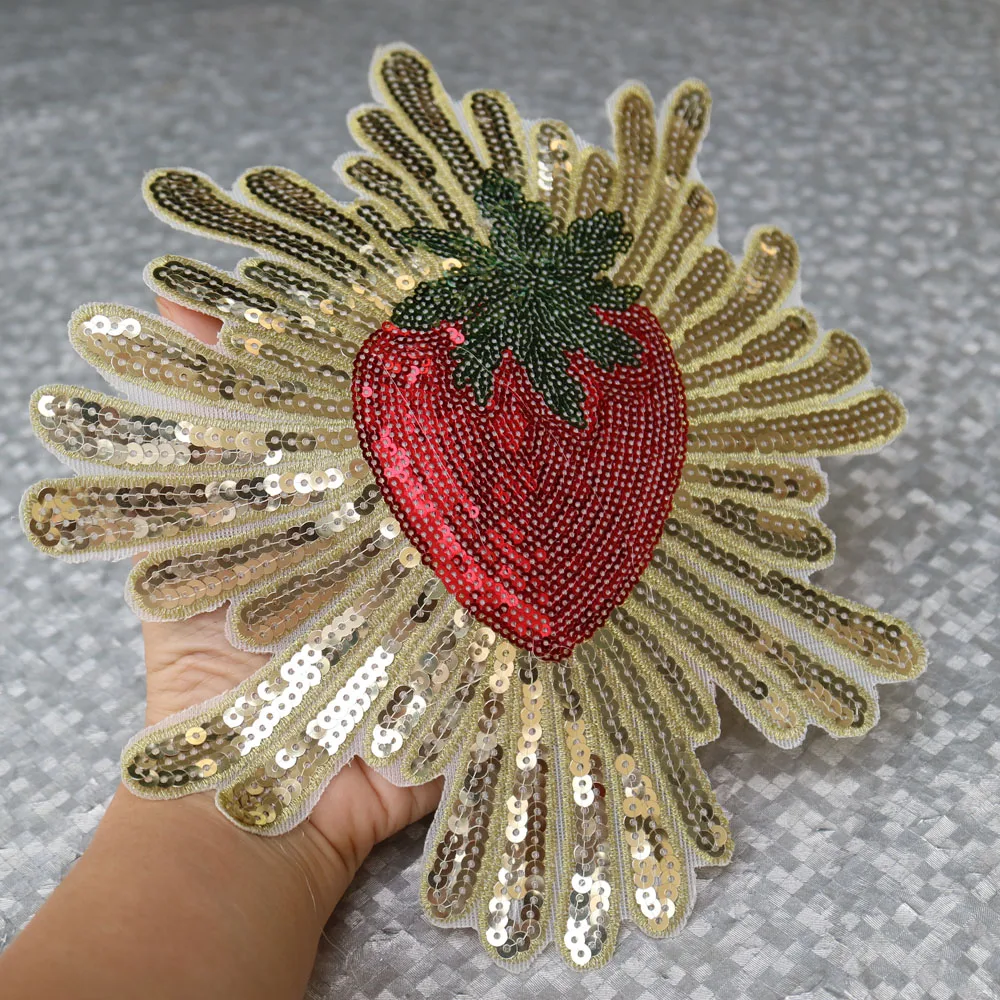 Bügeln Pailletten patches für kleidung DIY eisen auf stickerei parche appliques Stickerei applique patch ropa kleidung zubehör – Detail 39