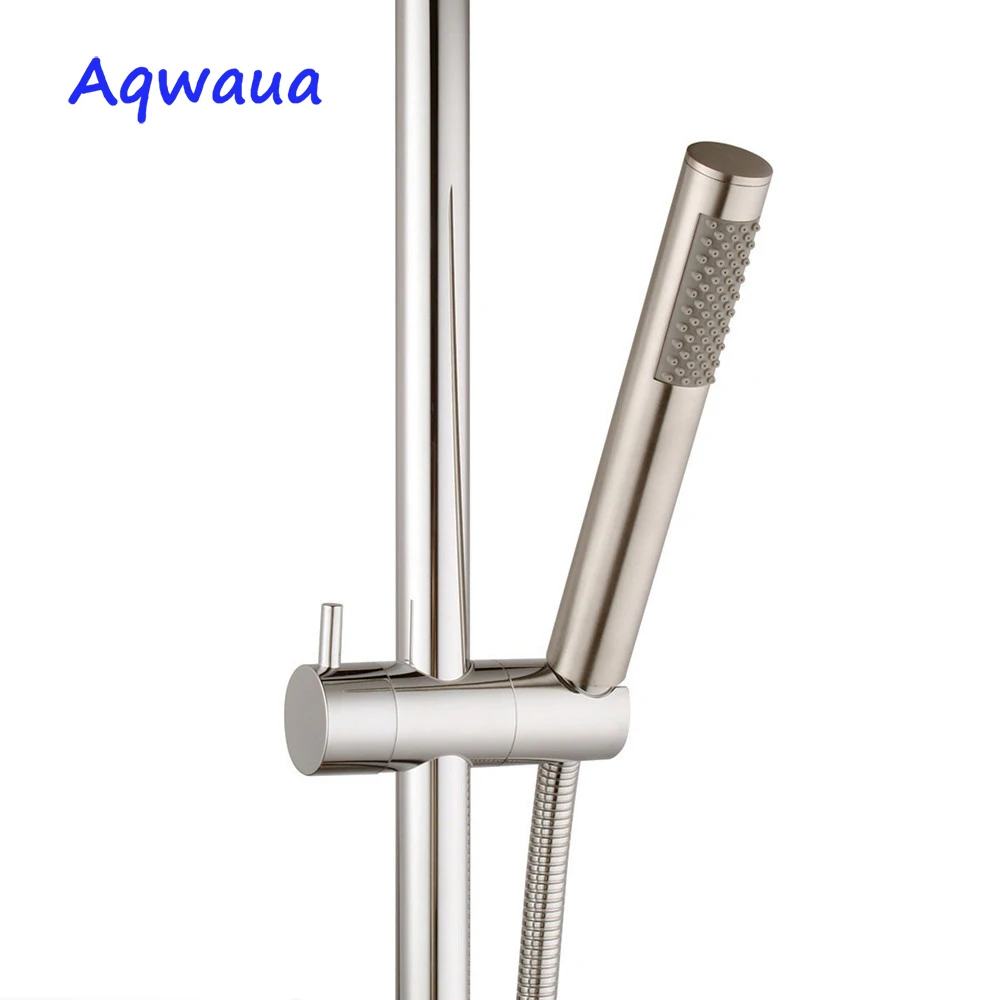 Aqwaua Shower SUS304 Head Stainless steel Bathroom Sprayer Water Saving Hand shower Single Function Accessories For Bathroom