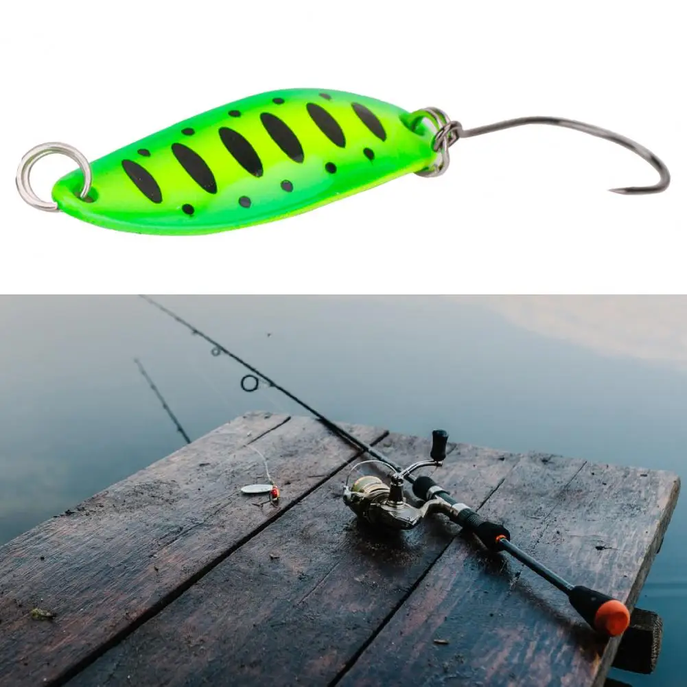 Scoop-shaped Horse Mouth Sequins Fish-Shaped Fake Lure With Flattened Sharp Hook Double Ring Bionic Hard Bait for Sea Fishing