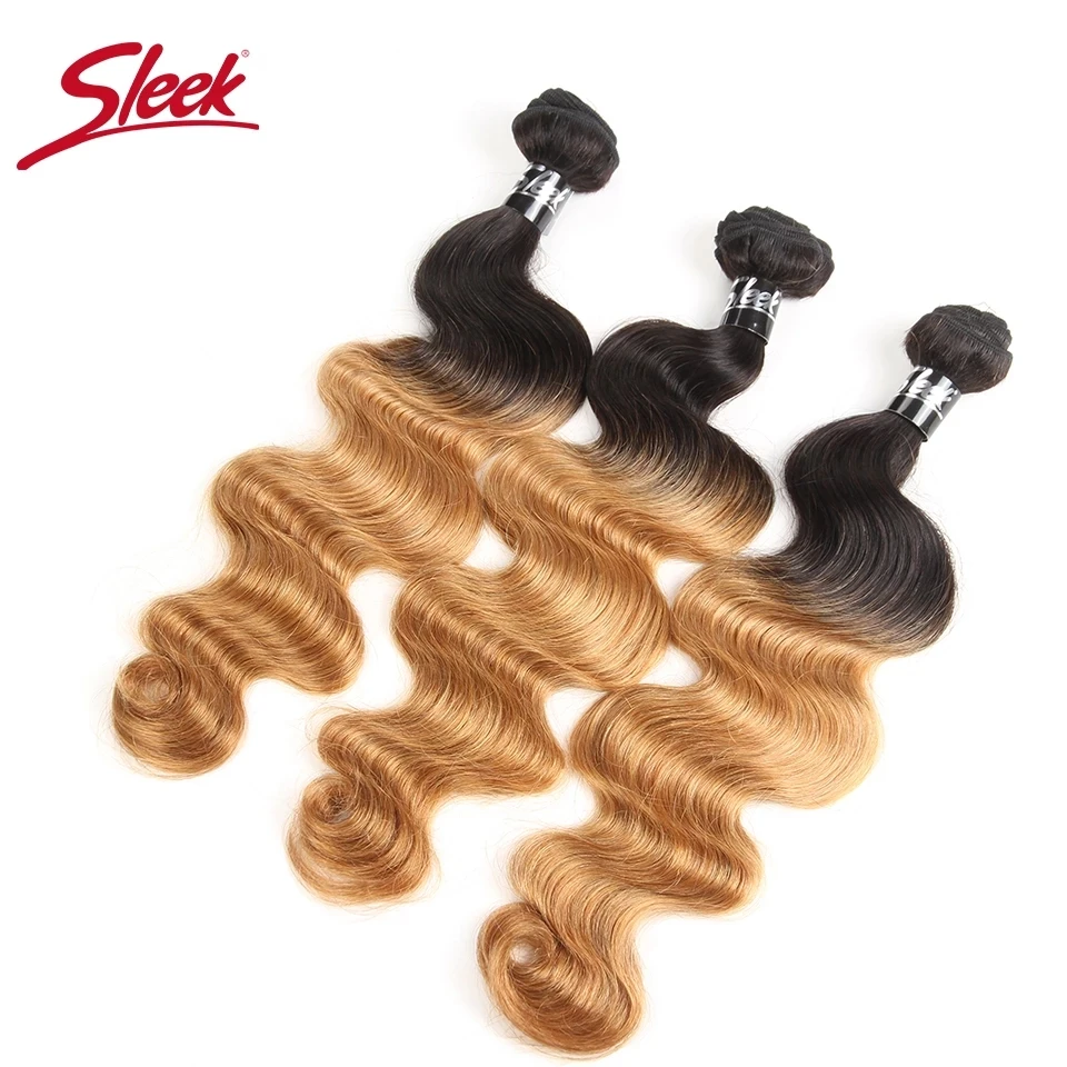 Eleganti capelli brasiliani dell'onda del corpo rosso 99J 27 #30 # e biondi 613 fasci di capelli umani affare 100% estensione dei capelli Remy per le donne nere