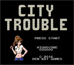 City Trouble Game Cartridge for NES/FC Console
