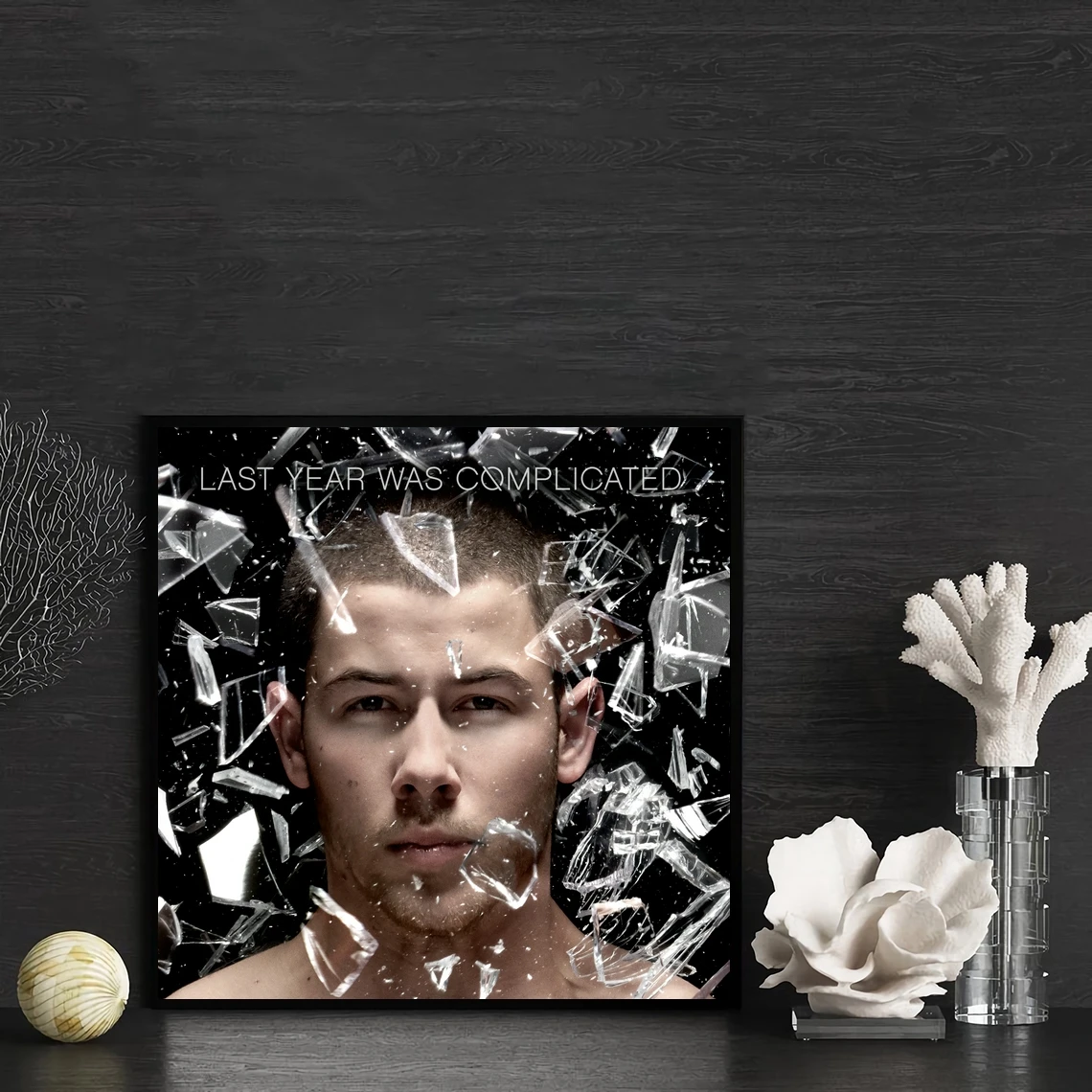 Nick Jonas Last Year Was Complicated Music Album Cover Poster Canvas Art Print Home Decoration Wall Painting (No Frame)