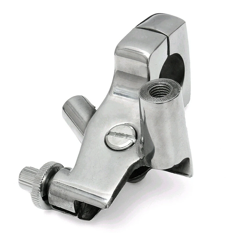 25mm 1inch Motorcycle Clutch Lever Mount Holder for Honda Shadow 600 VT750 Silver Aluminum Alloy