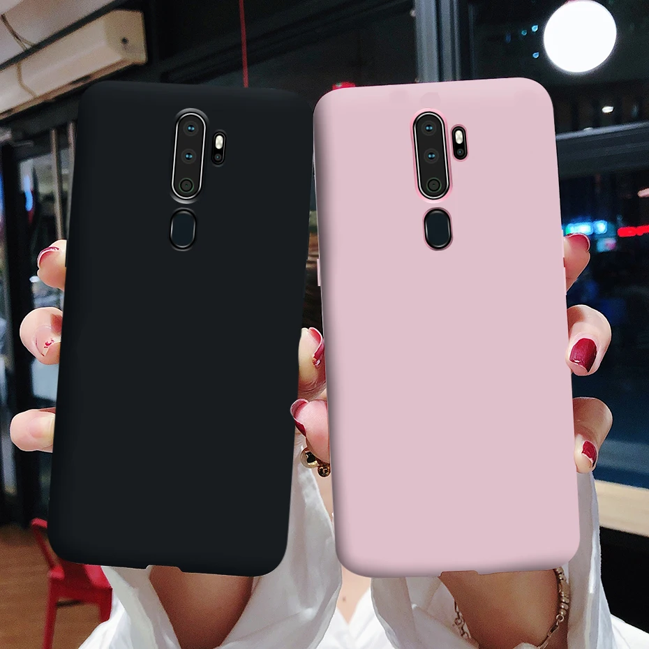 For OPPO A5 A9 2020 Case Cover Shockproof Soft Silicone Matte Coque Phone Cases For OPPOA9 OPPOA5 OPPO A 5 A 9 A9 A5 2020 Case