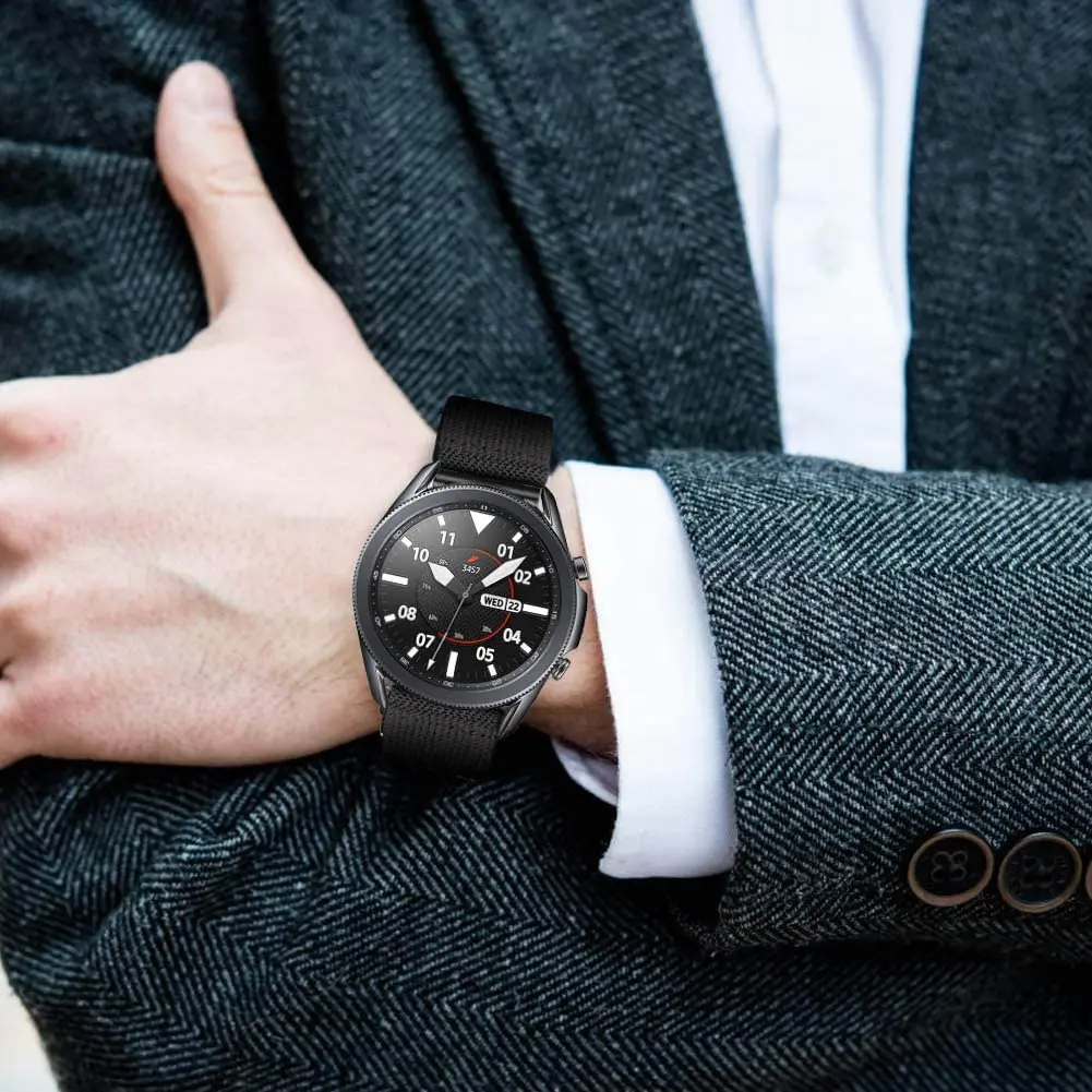 20mm pulseira de relógio inteligente para samsung galaxy watch 4 40mm 44mm banda samsung galaxy watch4 clássico 42mm 46mm 3 41mm ativo