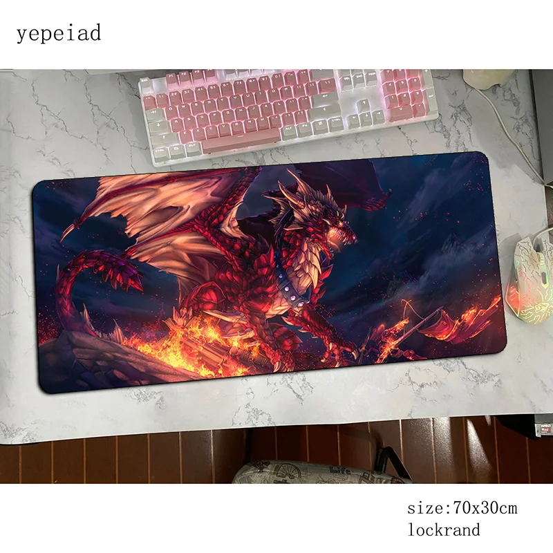 Tưởng Tượng Rồng Miếng Lót Chuột 70X30Cm Mousepads Kawaii Chơi Game Tốt Nhất Mousepad Game Thủ Cổ Tay Cá Tính Miếng Lót Chuột Bàn Phím máy Tính Miếng Lót