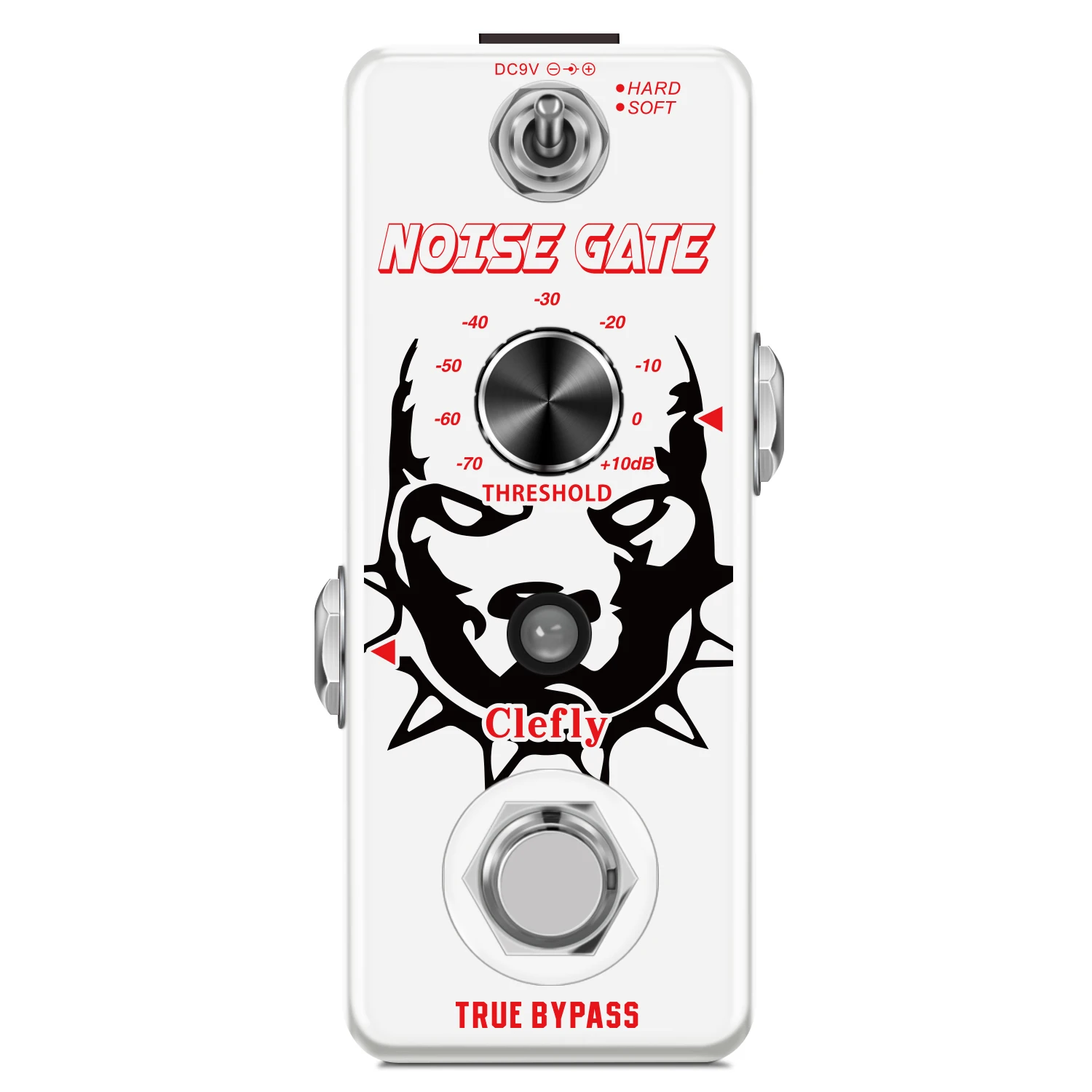 Clefly-Guitar Noise Gate Pedal, Noiser Killer Pedals for Electric Guitars, Basic Suppression, Noises Effect