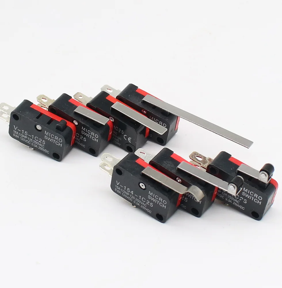 The Micro Switch Travel Switch Limit Switch V-15 V-152 V-153 V-154 V-155 V-156-1c25 10a250v