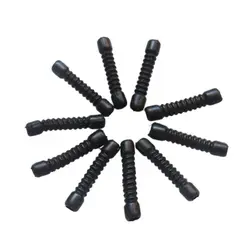 10pcs 45mm M6 Rubber Dust Cover Cap for Motorcycle Brake Cable Inner Diameter 6mm