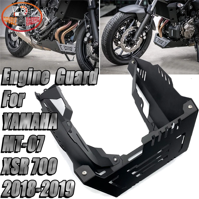 

Motorcycle Chassis Expedition Skid Plate Engine Guard Chassis Protective Cover For MT07 MT-07 2014-2020 XSR700 XSR-700 '18-'19