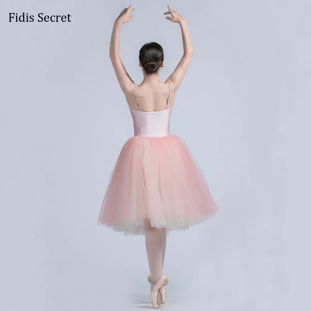 Pink Professional Romantic Tutu,Girls Ballerina Soft Tulle Dress,Ballet Skirt for Women Stage Performance/Competition Costumes