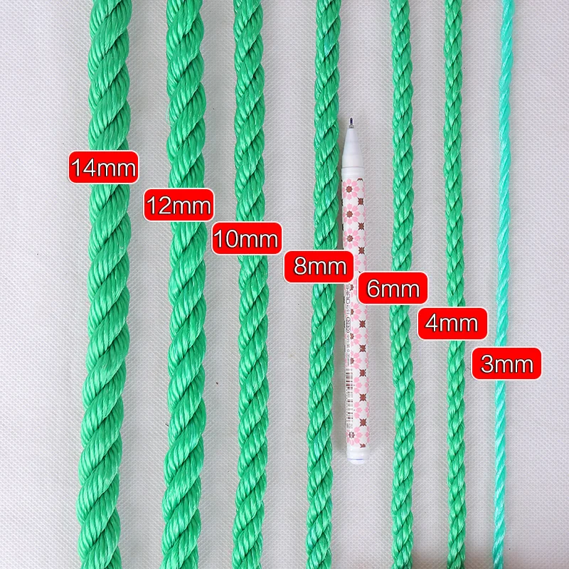 4mm/5mm/6mm weave rope sunscreen high-strength nylon tied advertising goods anti-sun waterproof polyethylene rope