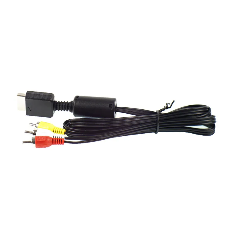 4lot PS1 PS2 PS3 RCA TV AV Audio & Video Cable Lead Cord for Play station Hot PS2 AVコード 플레이스테이션 2 AV 선재
